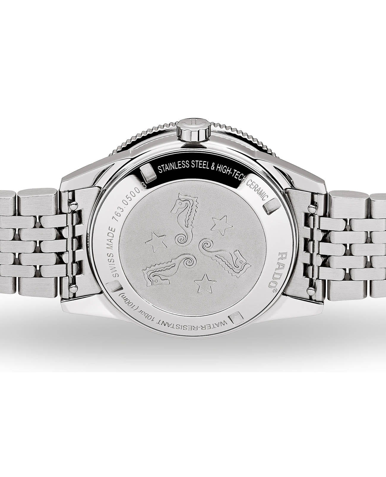 Rado Rado Captain Cook Automatic R32500323 , captain cook швейцария женские часы на браслете нержавеющая сталь боковой вид